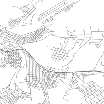 ROAD MAP OF DAISYTOWN, PENNSYLVANIA BY MAPBAKES