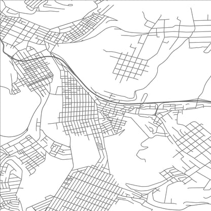 ROAD MAP OF DALE, PENNSYLVANIA BY MAPBAKES