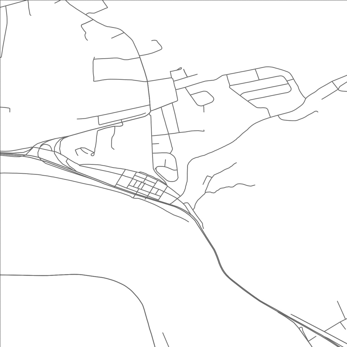 ROAD MAP OF DAUPHIN, PENNSYLVANIA BY MAPBAKES