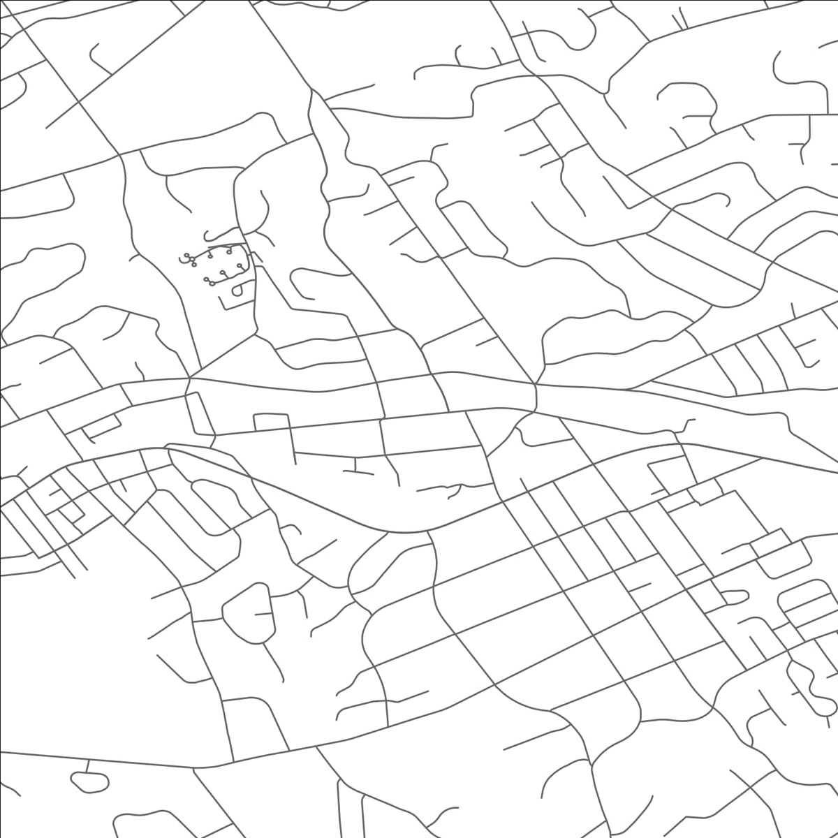 ROAD MAP OF DEVON, PENNSYLVANIA BY MAPBAKES
