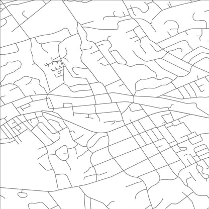 ROAD MAP OF DEVON, PENNSYLVANIA BY MAPBAKES