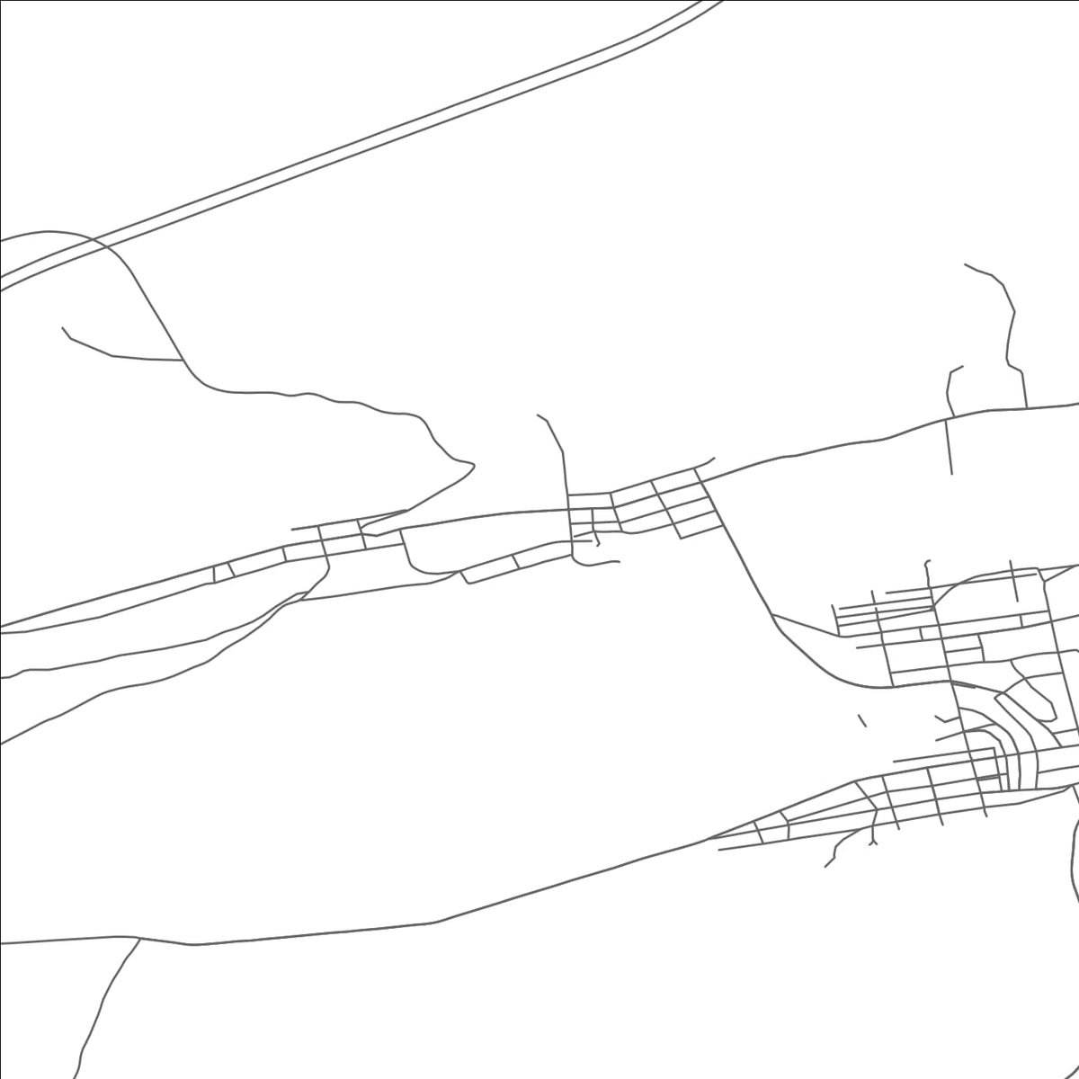 ROAD MAP OF DONALDSON, PENNSYLVANIA BY MAPBAKES