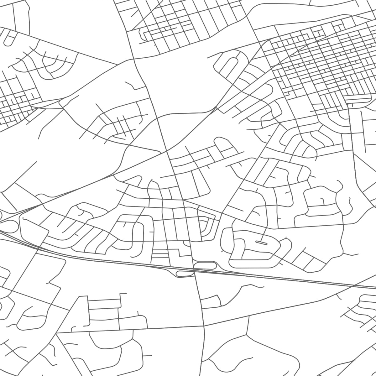 ROAD MAP OF DORNEYVILLE, PENNSYLVANIA BY MAPBAKES