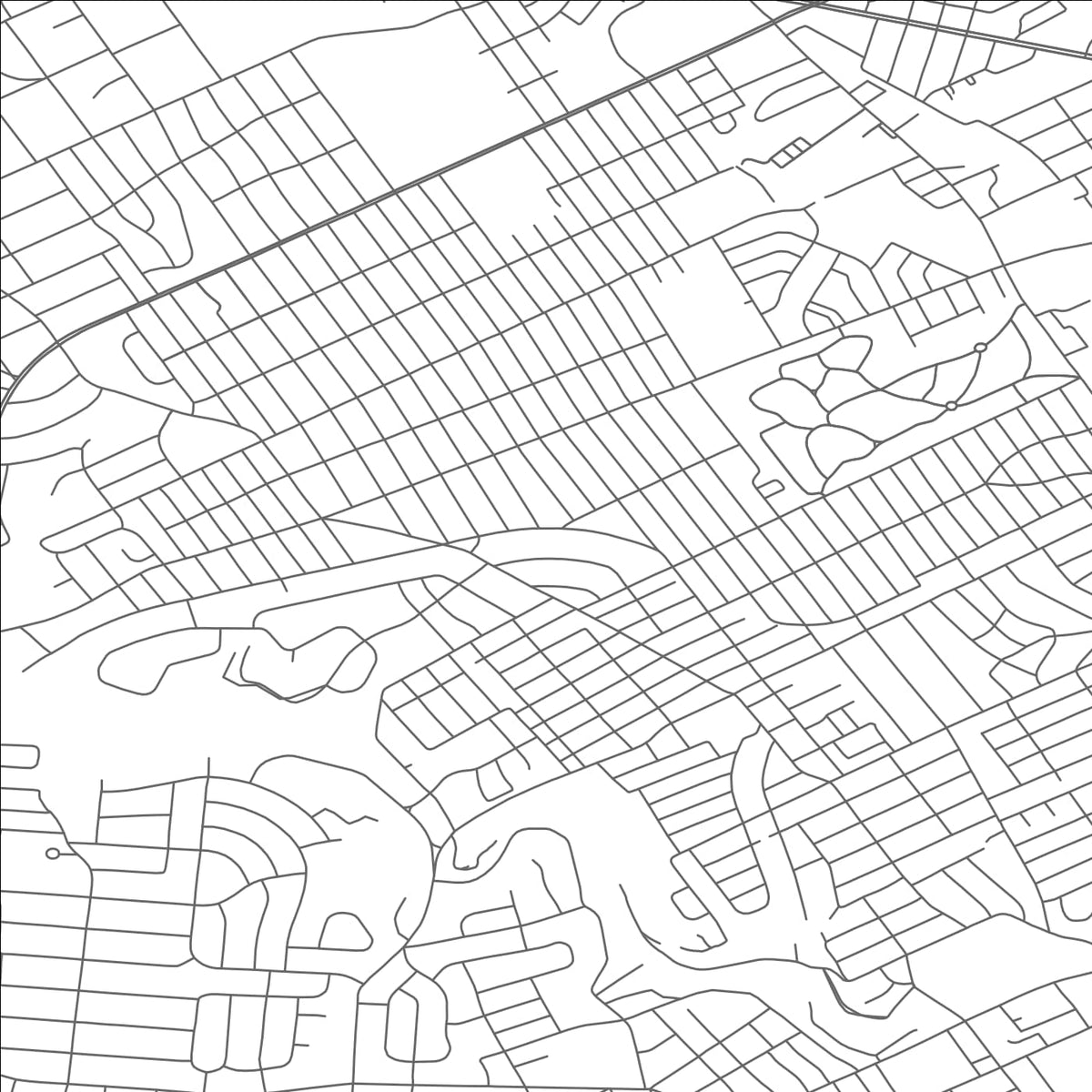 ROAD MAP OF DREXEL HILL, PENNSYLVANIA BY MAPBAKES