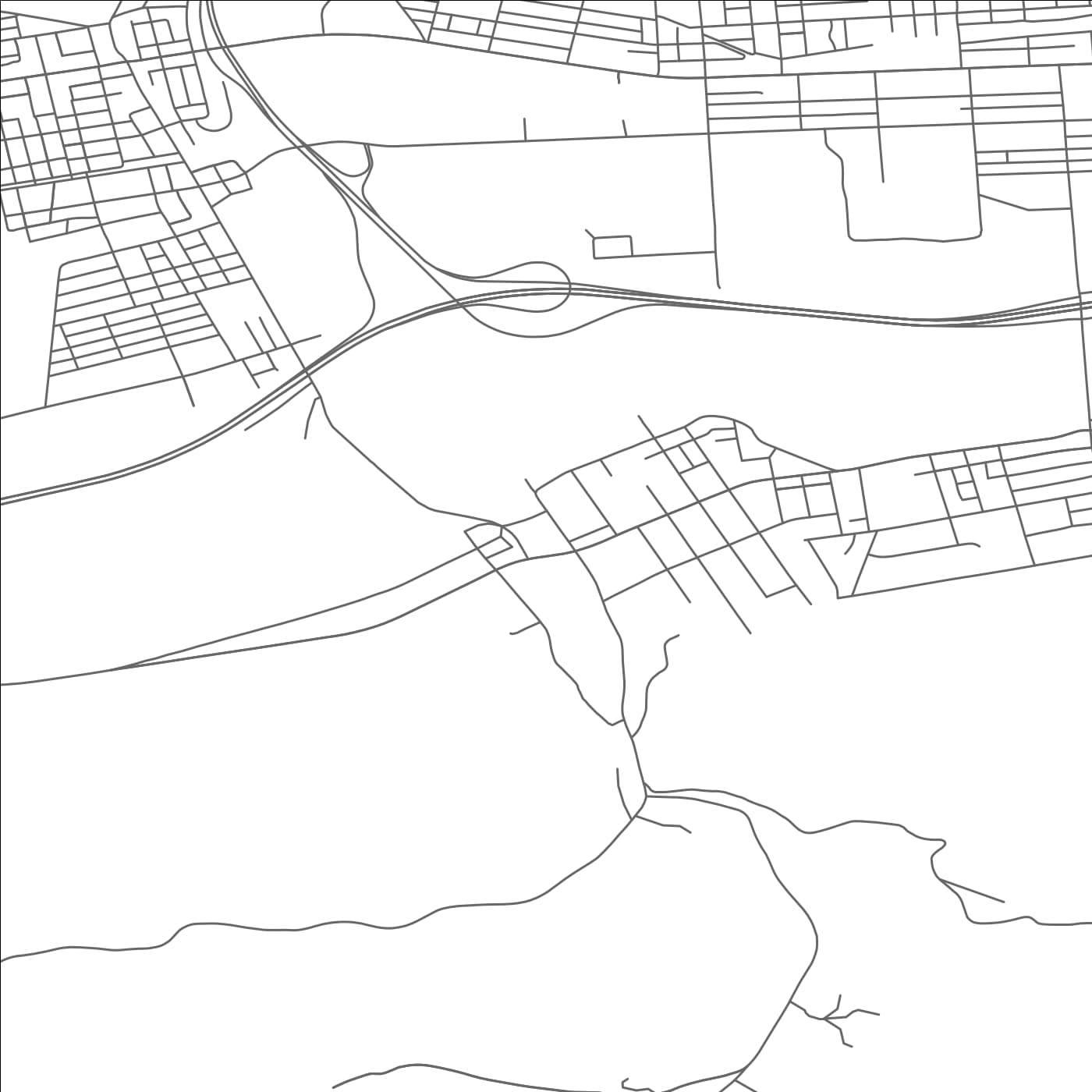 ROAD MAP OF DUBOISTOWN, PENNSYLVANIA BY MAPBAKES