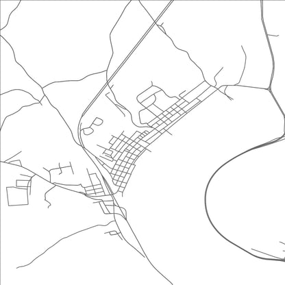 ROAD MAP OF DUNCANNON, PENNSYLVANIA BY MAPBAKES