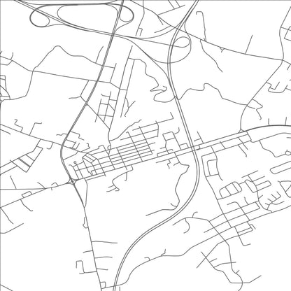 ROAD MAP OF DUNCANSVILLE, PENNSYLVANIA BY MAPBAKES