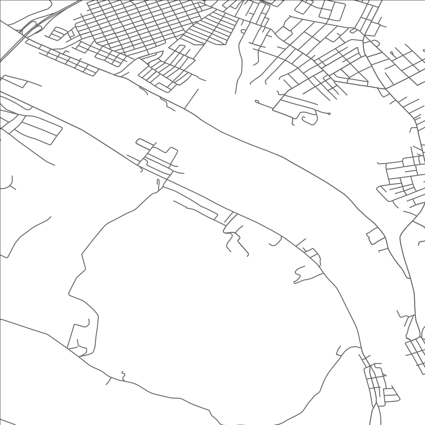 ROAD MAP OF DUNLEVY, PENNSYLVANIA BY MAPBAKES