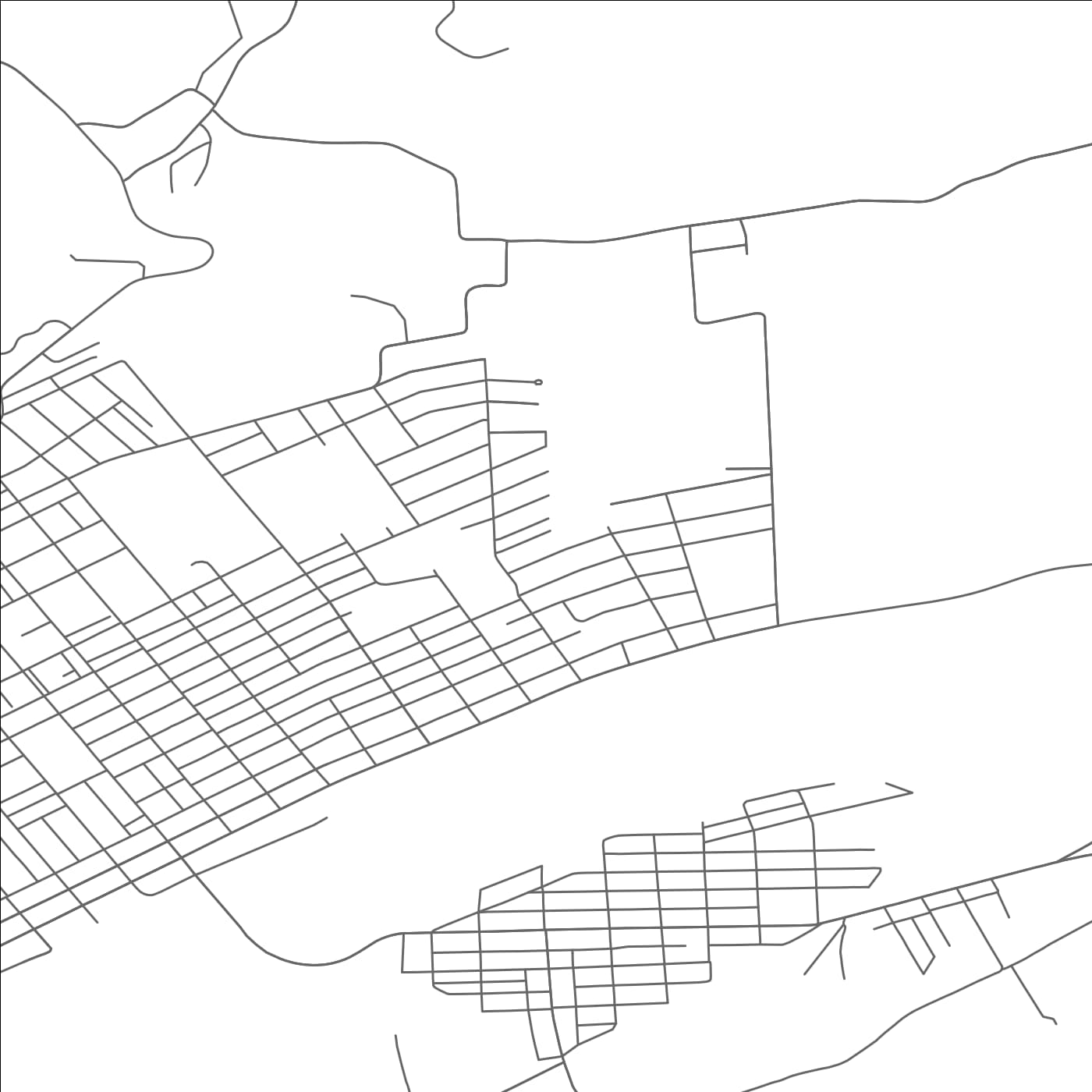 ROAD MAP OF EAST BERWICK, PENNSYLVANIA BY MAPBAKES