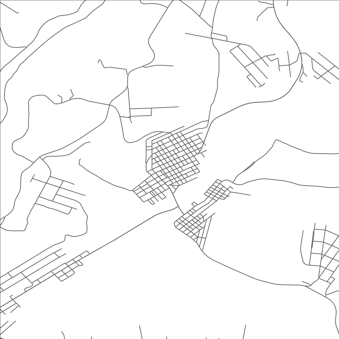 ROAD MAP OF EAST CONEMAUGH, PENNSYLVANIA BY MAPBAKES