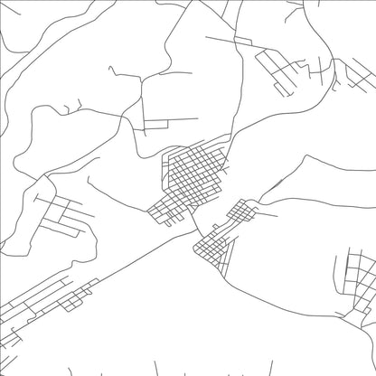 ROAD MAP OF EAST CONEMAUGH, PENNSYLVANIA BY MAPBAKES