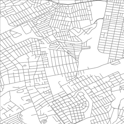 ROAD MAP OF EAST LANSDOWNE, PENNSYLVANIA BY MAPBAKES