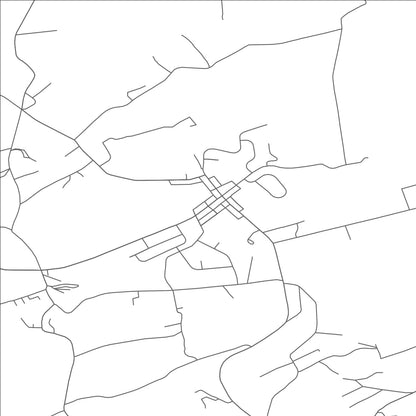 ROAD MAP OF EAST PROSPECT, PENNSYLVANIA BY MAPBAKES