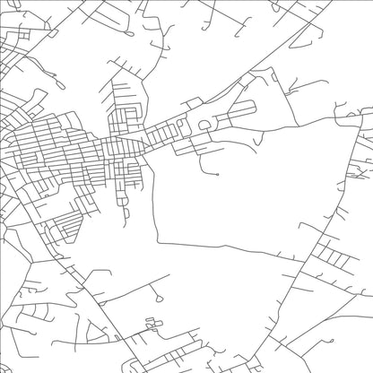 ROAD MAP OF EAST UNIONTOWN, PENNSYLVANIA BY MAPBAKES