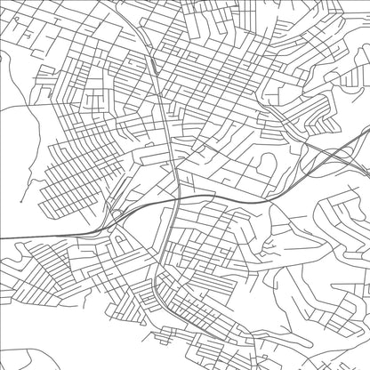 ROAD MAP OF EDGEWOOD, PENNSYLVANIA BY MAPBAKES