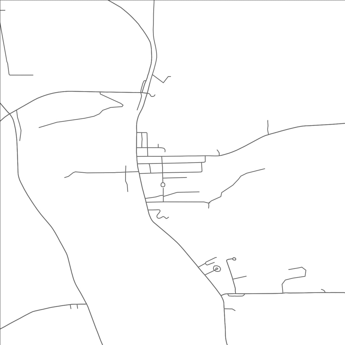 ROAD MAP OF ELDRED, PENNSYLVANIA BY MAPBAKES