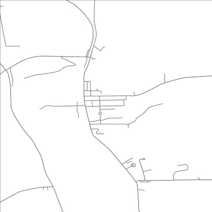ROAD MAP OF ELDRED, PENNSYLVANIA BY MAPBAKES