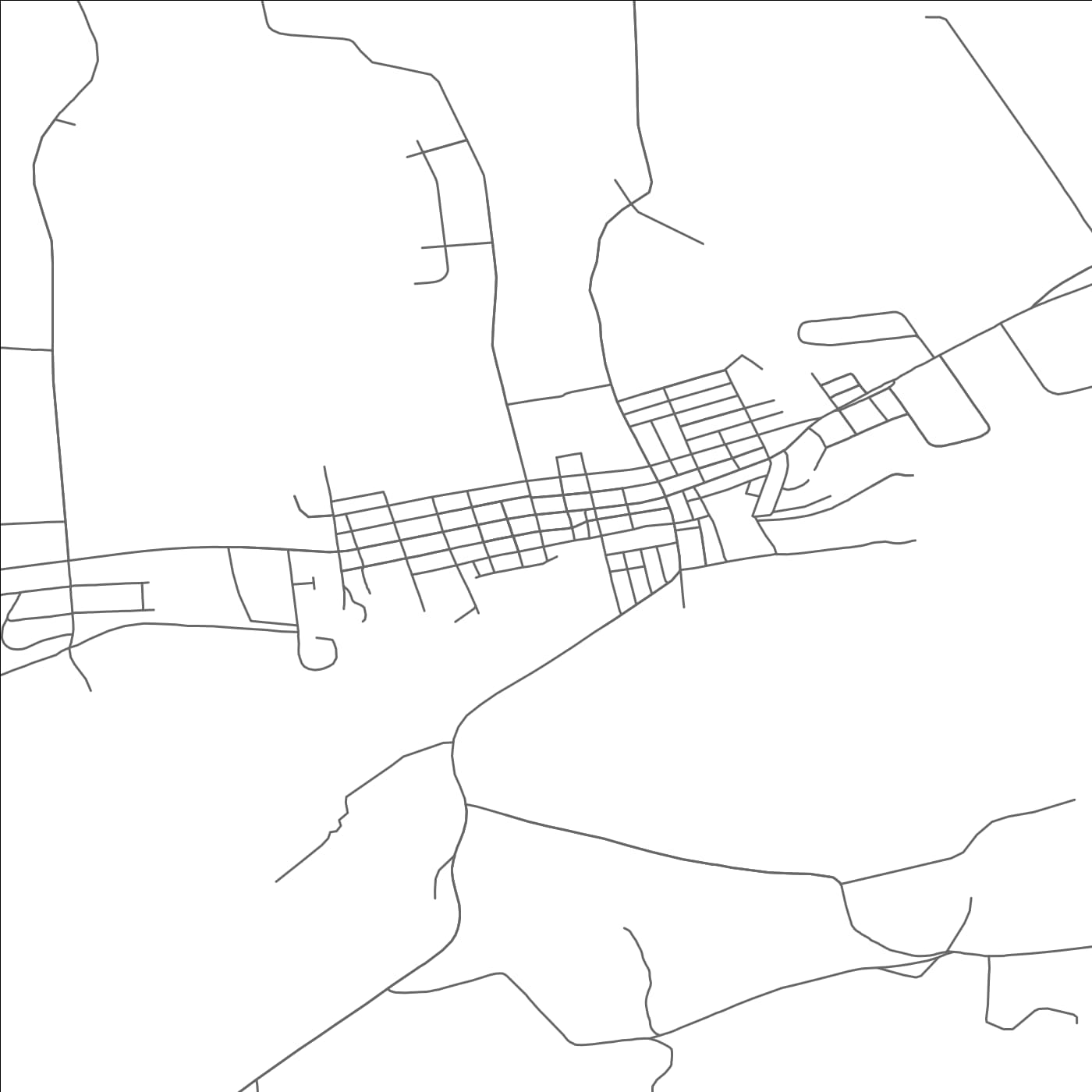 ROAD MAP OF ELIZABETHVILLE, PENNSYLVANIA BY MAPBAKES