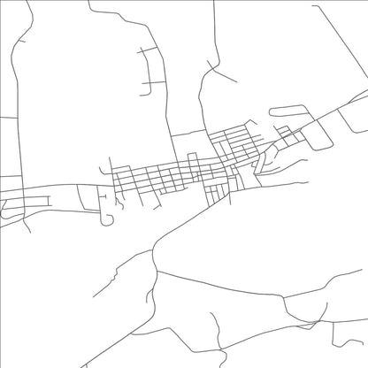 ROAD MAP OF ELIZABETHVILLE, PENNSYLVANIA BY MAPBAKES