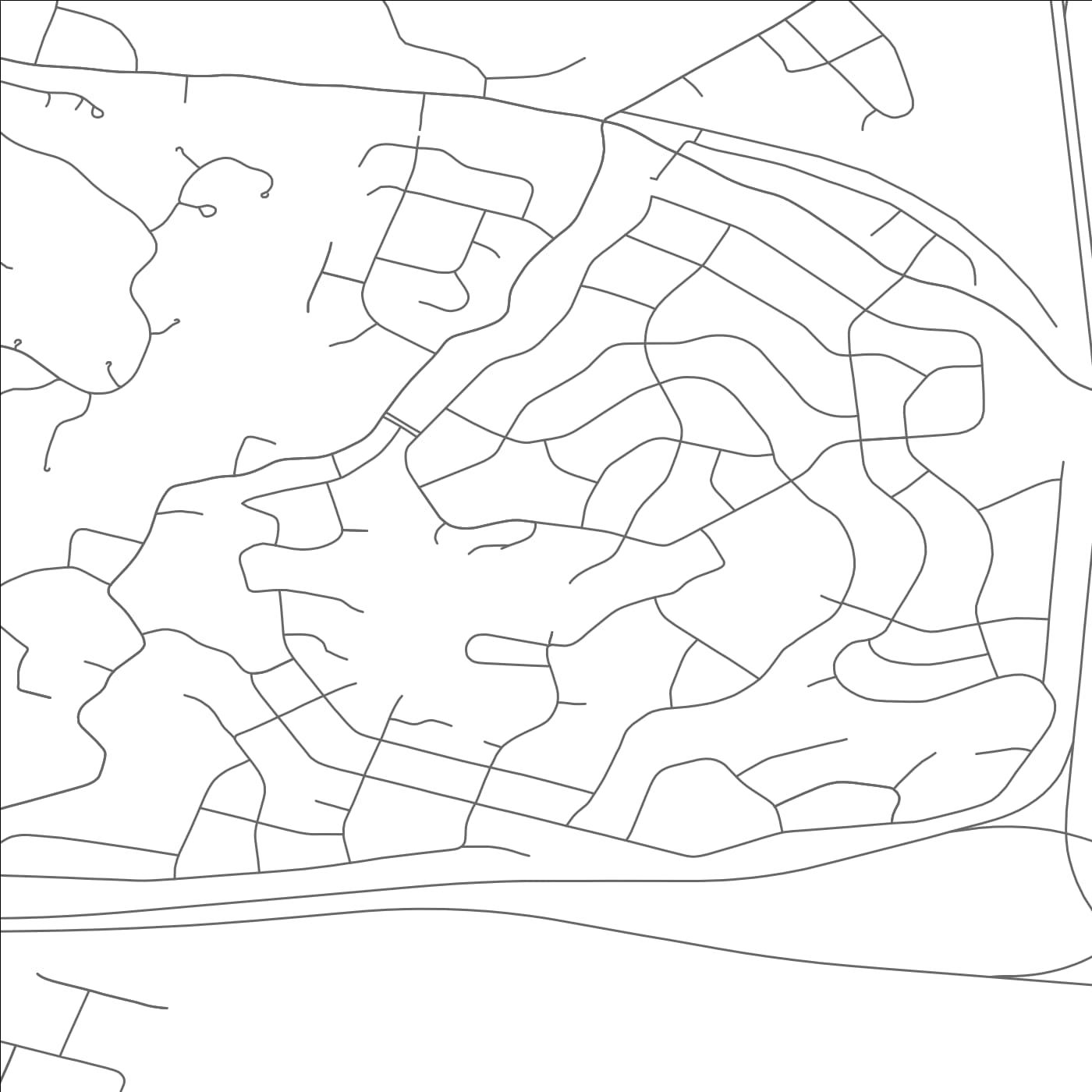 ROAD MAP OF EMERALD LAKES, PENNSYLVANIA BY MAPBAKES