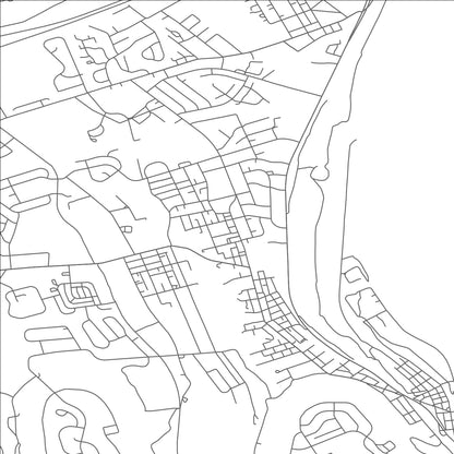 ROAD MAP OF ENOLA, PENNSYLVANIA BY MAPBAKES