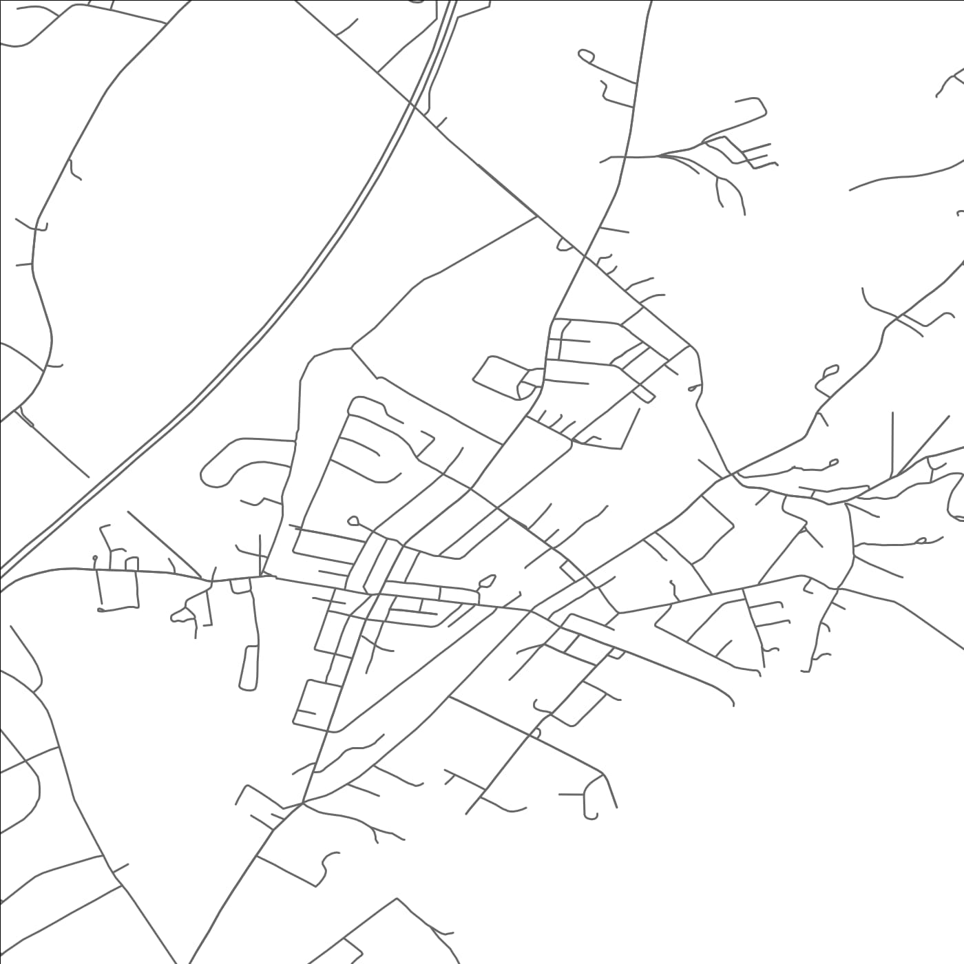 ROAD MAP OF FAIRCHANCE, PENNSYLVANIA BY MAPBAKES