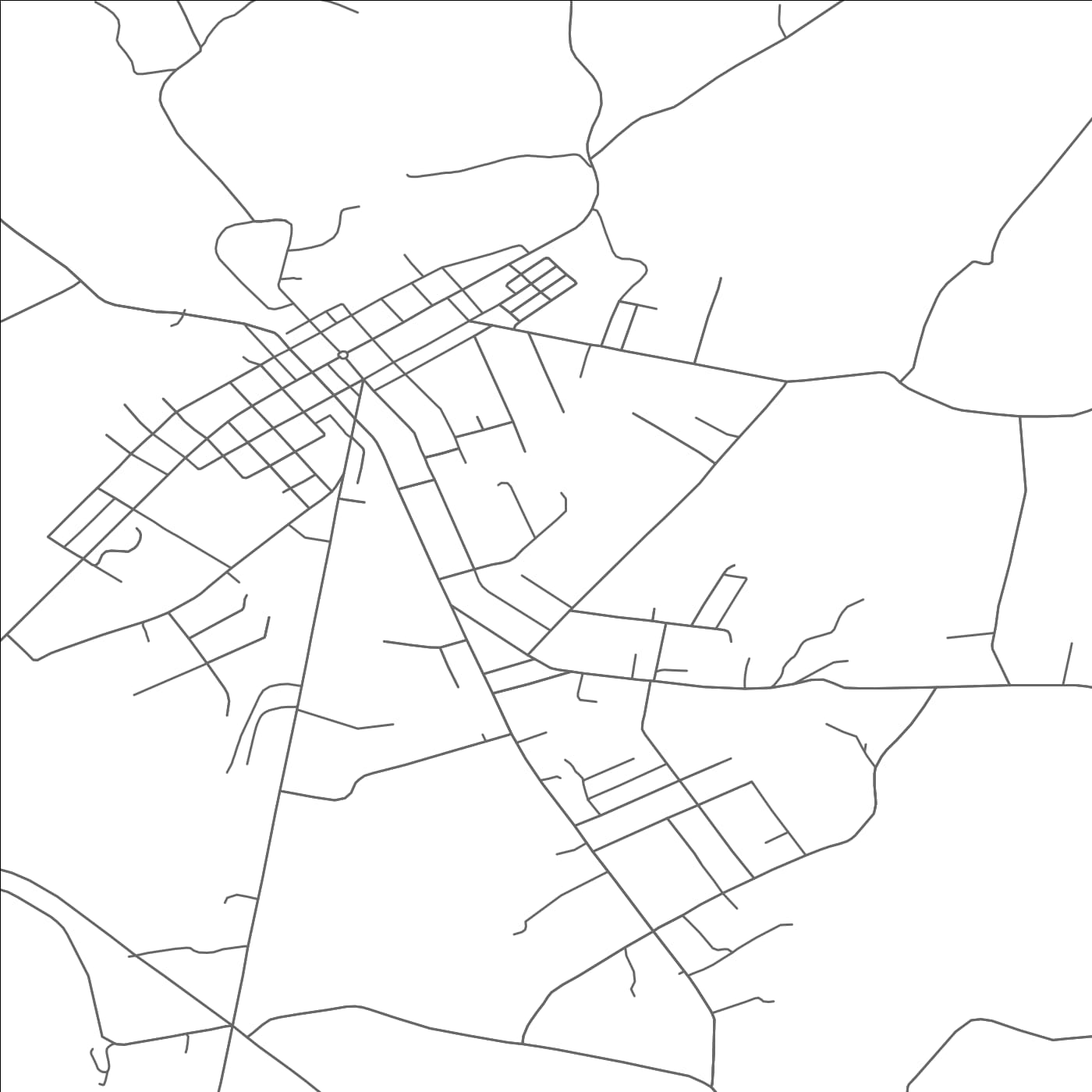 ROAD MAP OF FAIRDALE, PENNSYLVANIA BY MAPBAKES