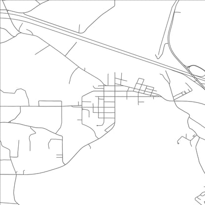 ROAD MAP OF FALLS CREEK, PENNSYLVANIA BY MAPBAKES