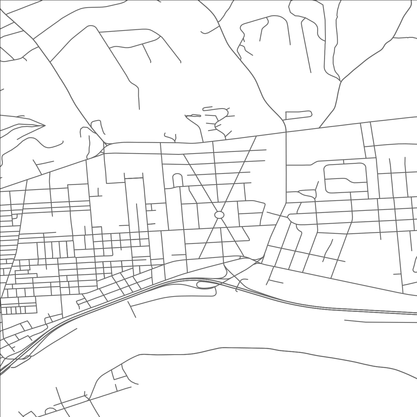 ROAD MAP OF FAXON, PENNSYLVANIA BY MAPBAKES