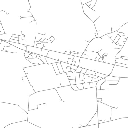 ROAD MAP OF FAYETTEVILLE, PENNSYLVANIA BY MAPBAKES