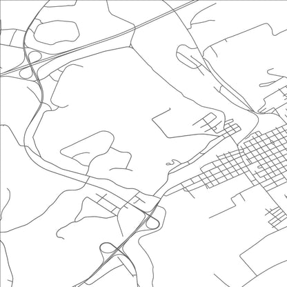 ROAD MAP OF FERNVILLE, PENNSYLVANIA BY MAPBAKES