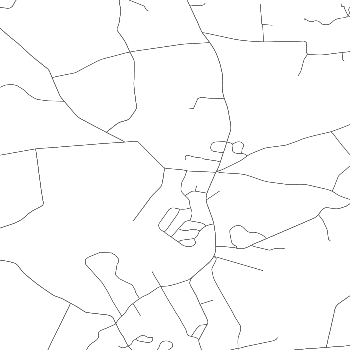 ROAD MAP OF FIVEPOINTVILLE, PENNSYLVANIA BY MAPBAKES