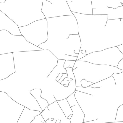 ROAD MAP OF FIVEPOINTVILLE, PENNSYLVANIA BY MAPBAKES