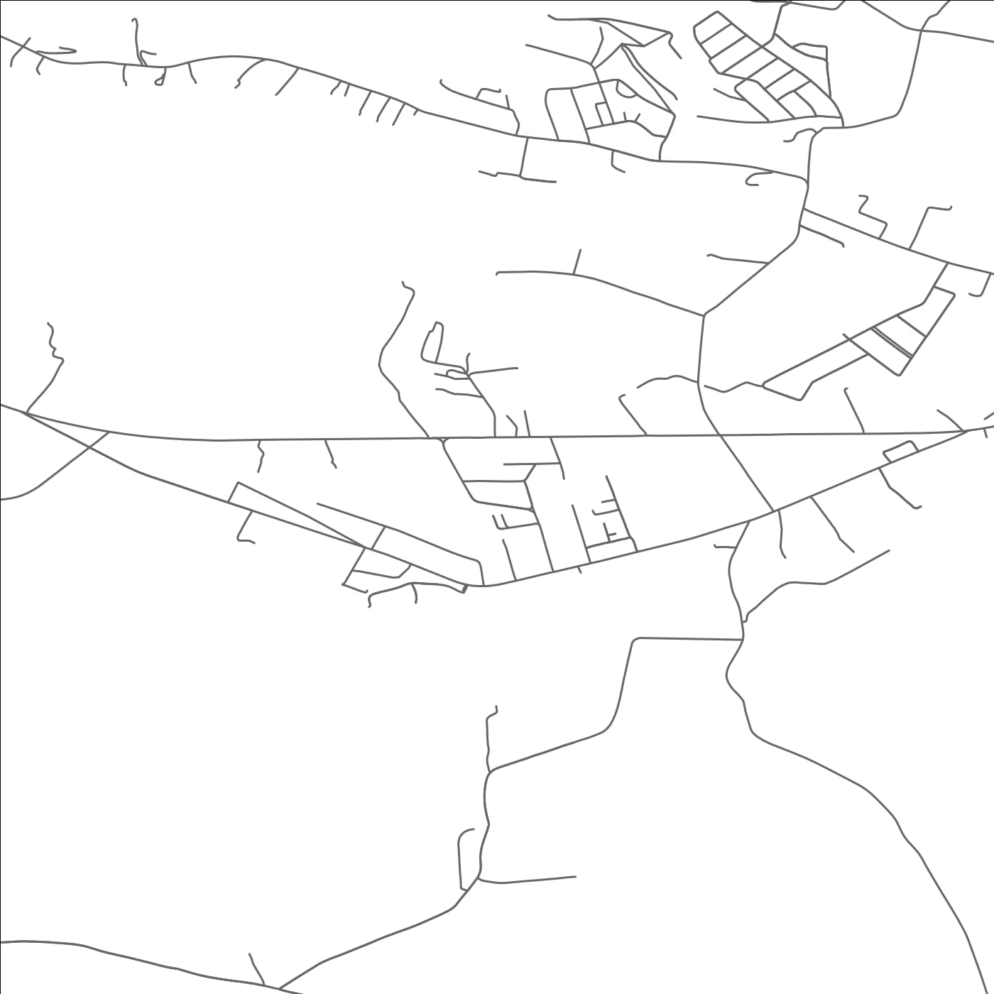 ROAD MAP OF FOOT OF TEN, PENNSYLVANIA BY MAPBAKES