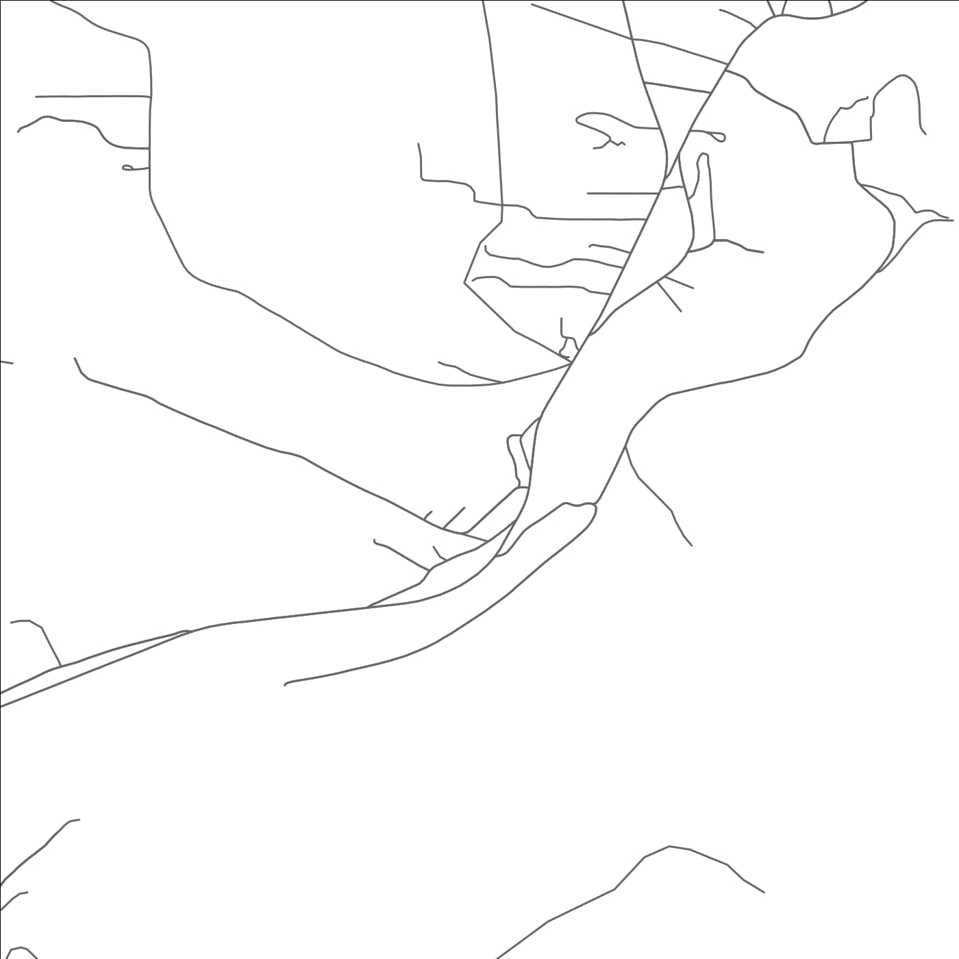 ROAD MAP OF FORCE, PENNSYLVANIA BY MAPBAKES