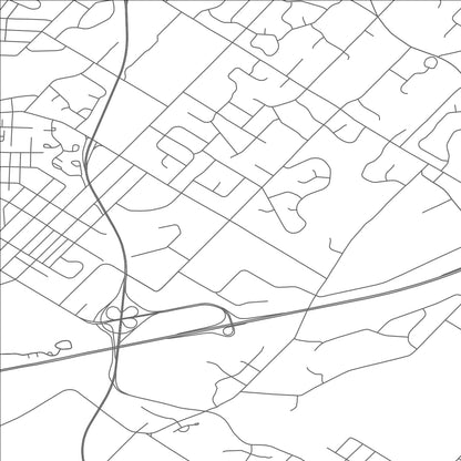 ROAD MAP OF FORT WASHINGTON, PENNSYLVANIA BY MAPBAKES