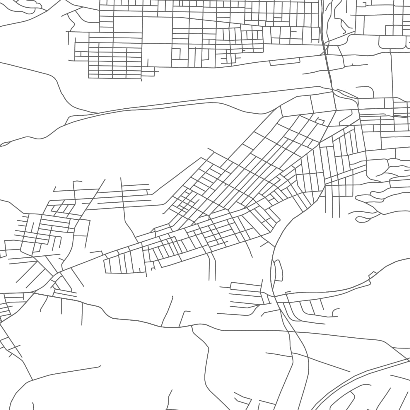 ROAD MAP OF FOUNTAIN HILL, PENNSYLVANIA BY MAPBAKES