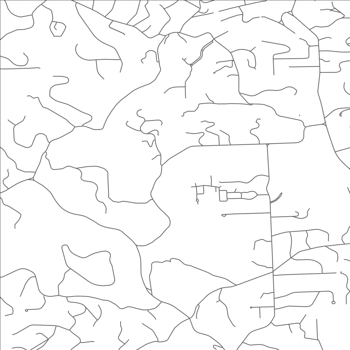 ROAD MAP OF FOX CHAPEL, PENNSYLVANIA BY MAPBAKES