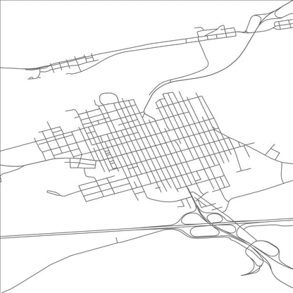 ROAD MAP OF FRACKVILLE, PENNSYLVANIA BY MAPBAKES