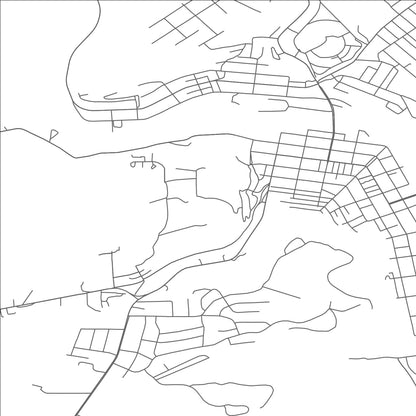 ROAD MAP OF FRANKLIN(VENANGO), PENNSYLVANIA BY MAPBAKES