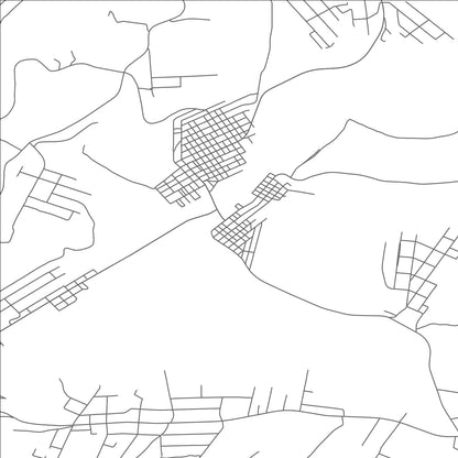 ROAD MAP OF FRANKLIN, PENNSYLVANIA BY MAPBAKES