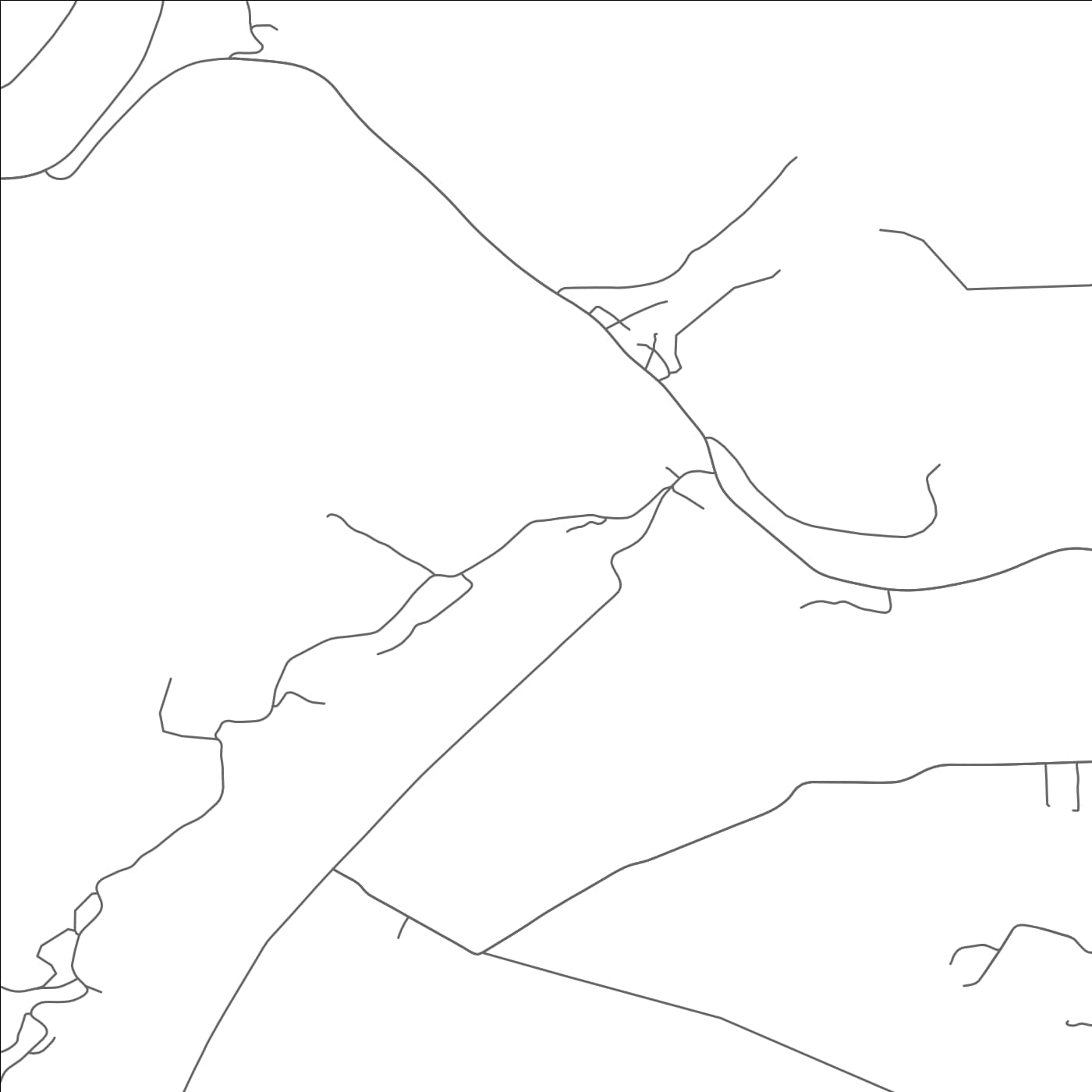 ROAD MAP OF FRANKLIN FORGE, PENNSYLVANIA BY MAPBAKES