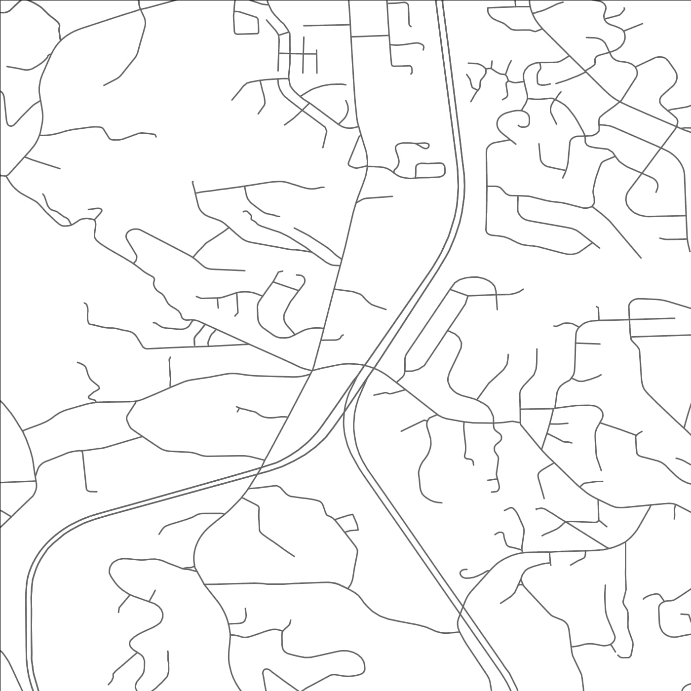 ROAD MAP OF FRANKLIN PARK, PENNSYLVANIA BY MAPBAKES