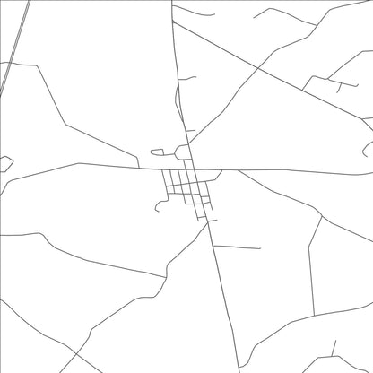 ROAD MAP OF FRANKLINTOWN, PENNSYLVANIA BY MAPBAKES