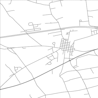 ROAD MAP OF FREDERICKSBURG(LEBANON), PENNSYLVANIA BY MAPBAKES