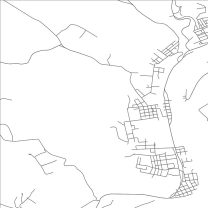 ROAD MAP OF FREDERICKTOWN, PENNSYLVANIA BY MAPBAKES