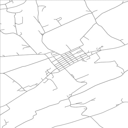 ROAD MAP OF FREEBURG, PENNSYLVANIA BY MAPBAKES