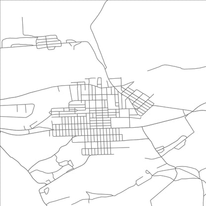 ROAD MAP OF FREELAND, PENNSYLVANIA BY MAPBAKES