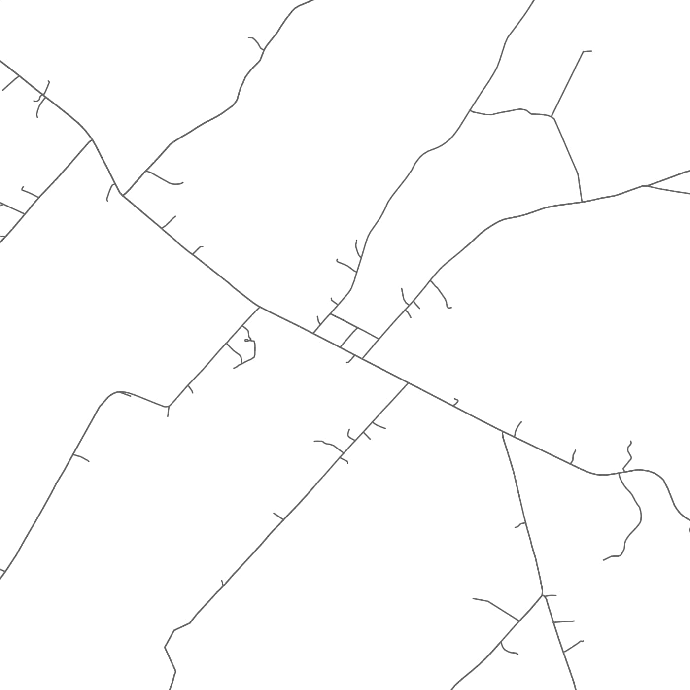 ROAD MAP OF FRIENDSVILLE, PENNSYLVANIA BY MAPBAKES