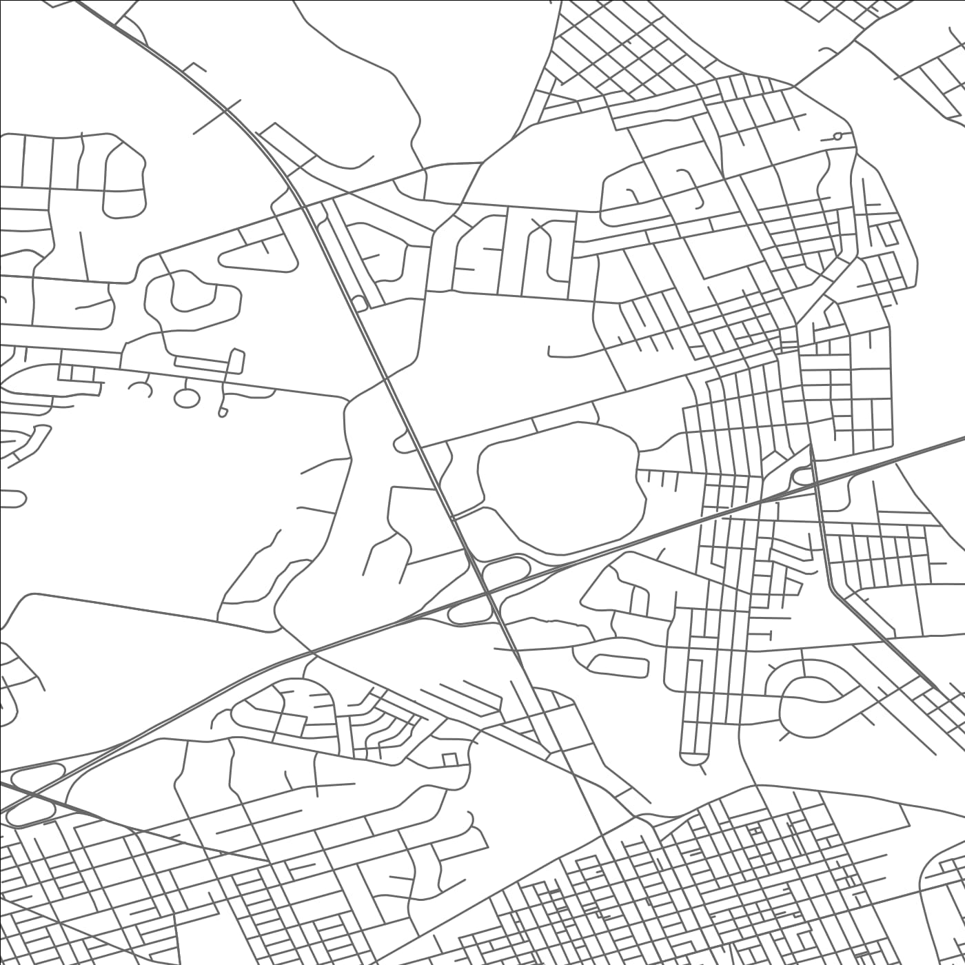 ROAD MAP OF FULLERTON, PENNSYLVANIA BY MAPBAKES